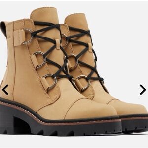 NWT in Box Sorel Joan Now Lace woman’s  Boots - Caribou 8.5